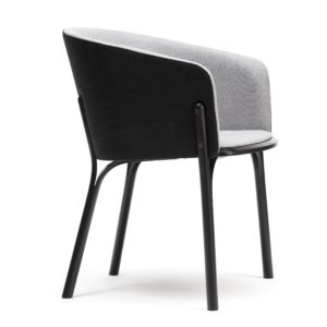 Split - krzesło z podłokietnikami z kolekcji TON